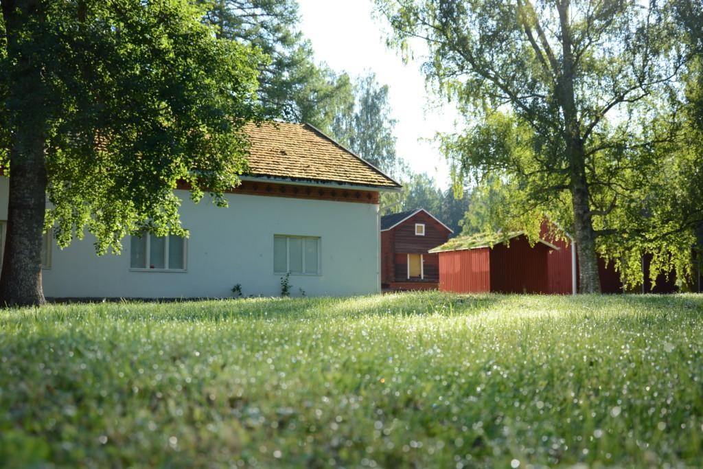 Pohjalaistalo miljöö Etelä-Pohjanmaan museon alueella.