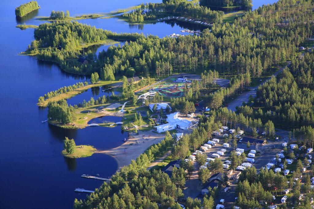 Ilmakuva Kalajärven matkailukeskuksesta